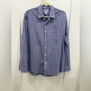 Amazon Essentials Men’s Regular Fit Long Sleeve Button Up Shirt. Size Large NWT